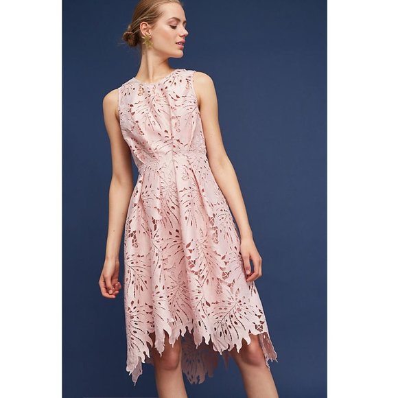 Anthropologie Dresses & Skirts - Anthropologie Eva Franco palm and lace dress